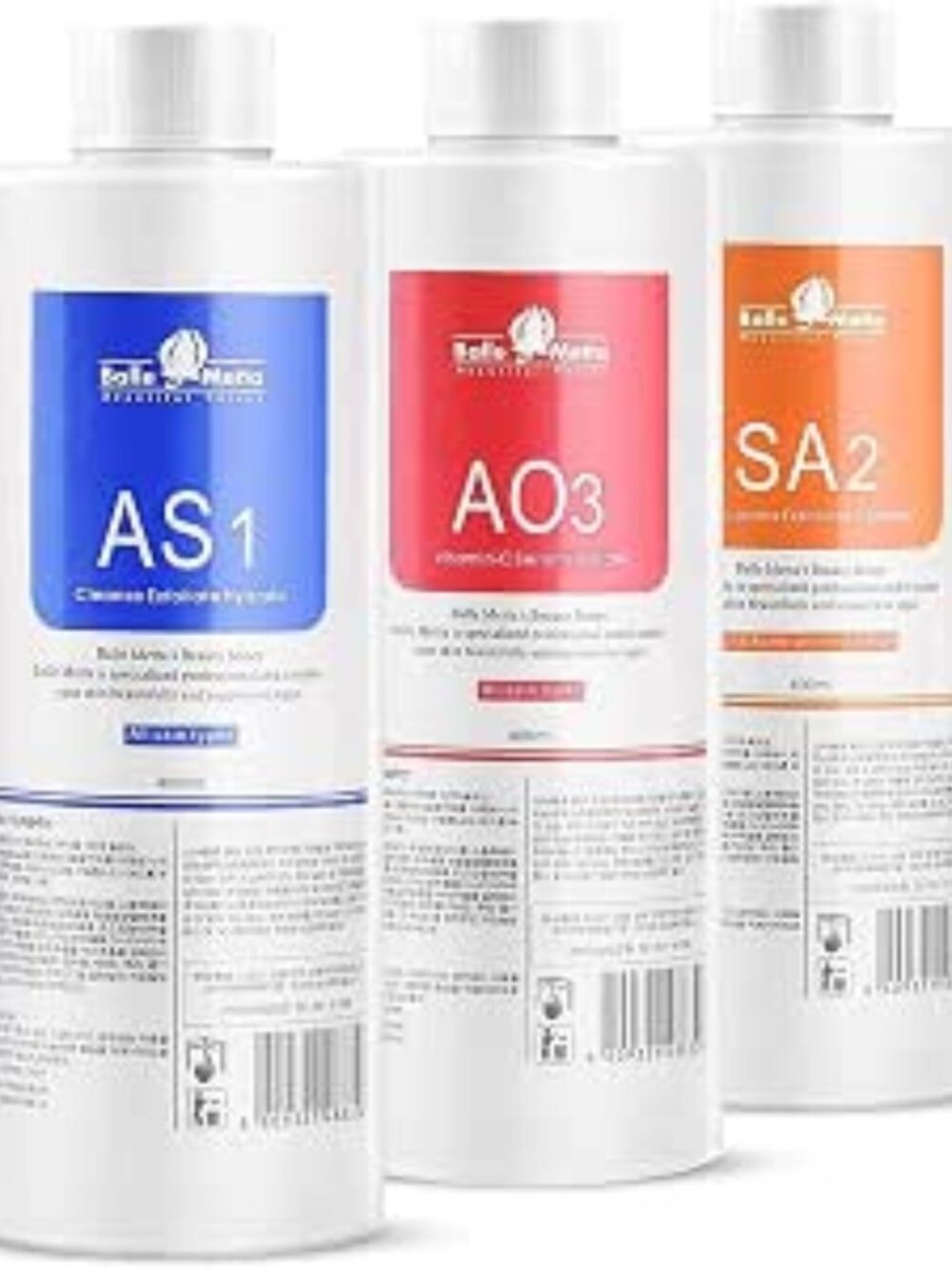 Aqua Peeling Solution for SPA Salon, 3 Bottle 400ml Skin Care Aqua Peel Serum